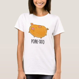 Varkensaardappel Grappige aardappel Pun T-shirt