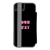 varkensachtig incipio iPhone portemonnee hoesje (Agenda Achterkant)