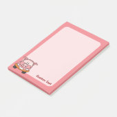 Varkensauto Cartoon Post-it® Notes (Schuin)