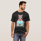 Varkensauto T-shirt (Voorkant volledig)
