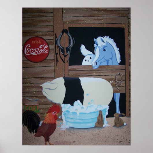 varkensbad poster (Voorkant)