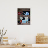 varkensbad poster (Keuken)