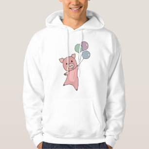Varkensballonnen vliegen levende dieren hoodie