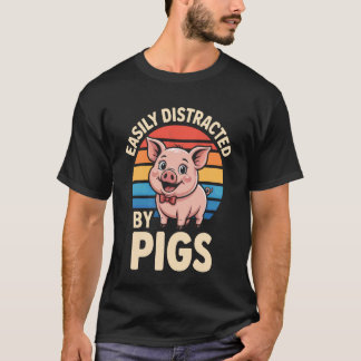 Varkensboer Laat zich gemakkelijk afleiden door va T-shirt