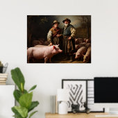 Varkensboeren Poster (Thuiskantoor)