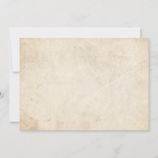 varkensbraaduitnodigingen (ticketstijl) kaart (Achterkant)