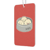 Varkensbroodje dim sum Chinees ontbijt gestoomd bb Luchtverfrisser (Links)