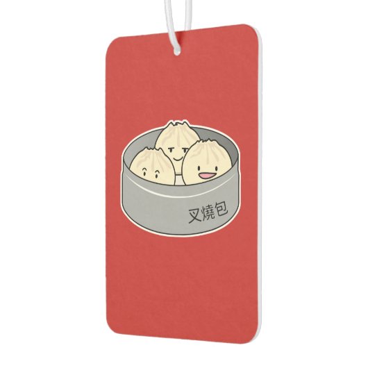 Varkensbroodje dim sum Chinees ontbijt gestoomd bb Luchtverfrisser (Links)