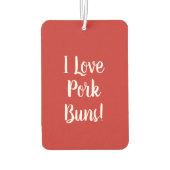 Varkensbroodje dim sum Chinees ontbijt gestoomd bb Luchtverfrisser (Achterkant)