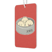 Varkensbroodje dim sum Chinees ontbijt gestoomd bb Luchtverfrisser (Links)