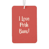 Varkensbroodje dim sum Chinees ontbijt gestoomd bb Luchtverfrisser (Achterkant)