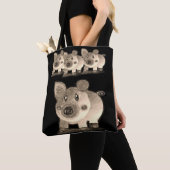 Varkenscanvas tas (Dichtbij)