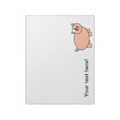 Varkenscartoon Notitieblok (Linkerzijde)