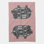 Varkensdeelstukken III Theedoek (Verticaal)