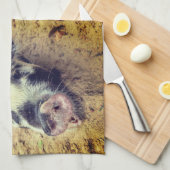 Varkensdier Theedoek (Quarter Fold)