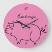 Varkensdier Thunder_Cove Grote Klok (Voorkant)