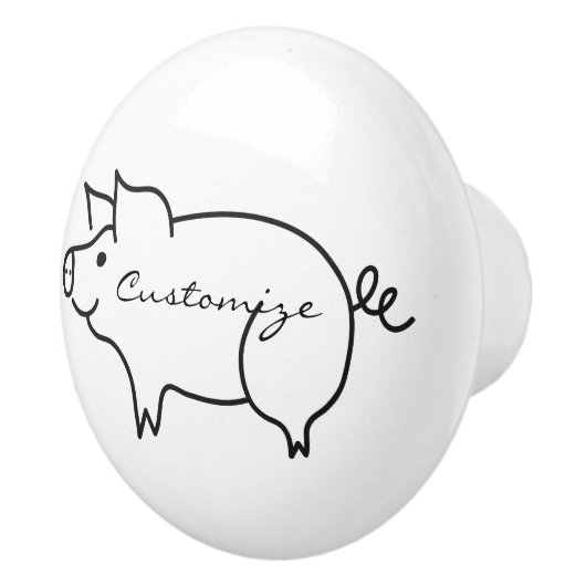 Varkensdier Thunder_Cove Keramische Knop (Rechts)