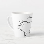 Varkensdier Thunder_Cove Latte Mok (Linkerhoek)