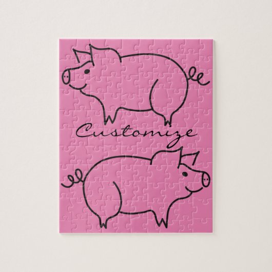 Varkensdier Thunder_Cove Legpuzzel (Verticaal)