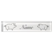 Varkensdier Thunder_Cove Naambordje (Voorkant)