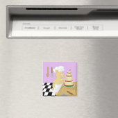 Varkensgebak Chef Koelkast Magnet (Insitu (Vaatwasser))