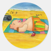 Varkensgebraden Sticker (Voorkant)