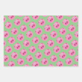 Varkensgezicht cartoon aangepaste kleur wrapping p inpakpapier vel (Voorkant 2)