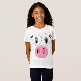 Varkensgezicht. T-shirt