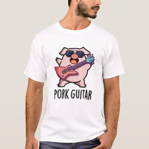 Varkensgitaar Leuke Rockgitaar Varkens Pun T-shirt