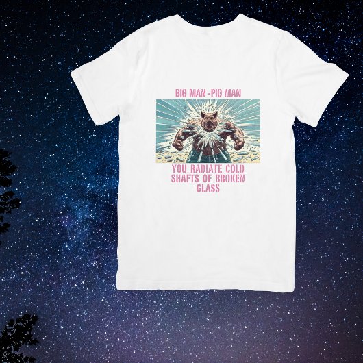 Varkensglas Man schachten Rock T-shirt