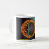 varkensgriep koffiemok (Voorkant links)