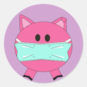 Varkensgriep sticker