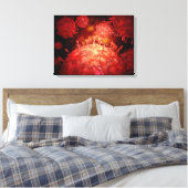 Varkensgriepvirus Canvas Afdruk (Insitu (Slaapkamer))