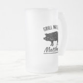  varkensgrill master bbq party Beer Mok gift (Voorkant rechts)