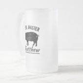  varkensgrill master bbq party Beer Mok gift (Voorkant links)