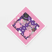 Varkenshaar en bruinpapier servet (Hoek)