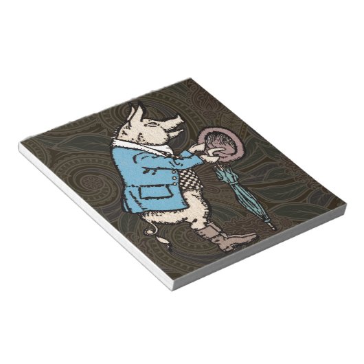 Varkenshaar Formeel Antiek Notitieblok (Schuin)