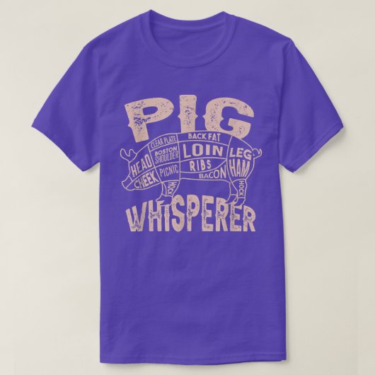 Varkenshaarster, Butchery Butcher T-shirt (Design voorkant)