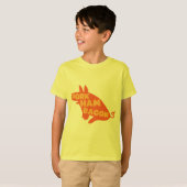 varkensham bacon t-shirt (Voorkant volledig)