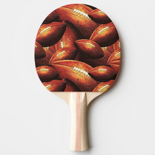 Varkensharen Galore over het ontwerp van het Footb Tafeltennisbatje (Voorkant)