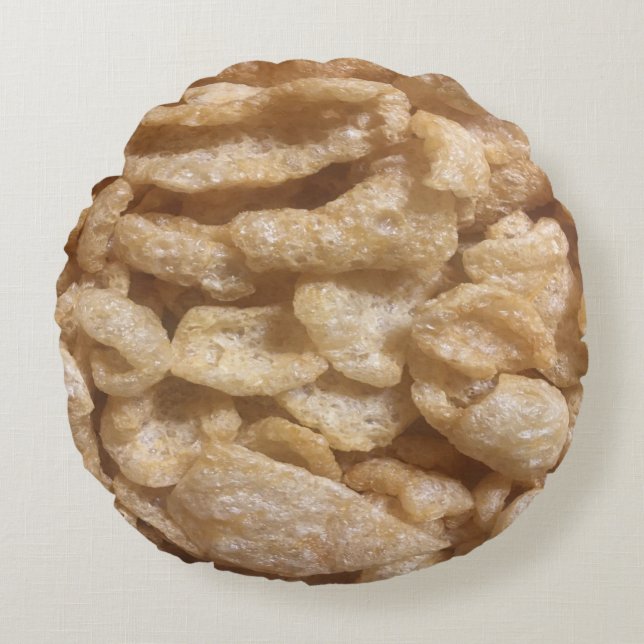 Varkensharen Rond Kussen (Voorkant)