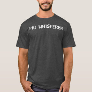 Varkenshouderij en varkenshouder t-shirt