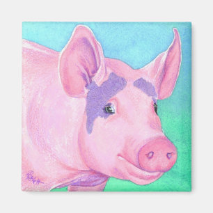 Varkenshouding - "Deze kleine piggy" Magneet