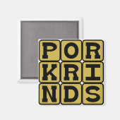 Varkenshuiden, Varkens Snack Magneet (Voorkant / Achterkant)
