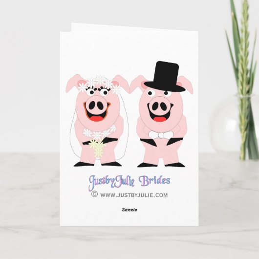 Varkenshuwelijk Kaart (Achterkant)