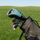 Varkensilhouet met aangepaste tekst golfheadcover (Insitu)