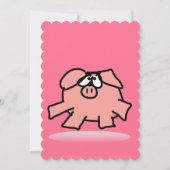 Varkensjaar rode eieren en gemberpartij Baby uitno Kaart (Achterkant)