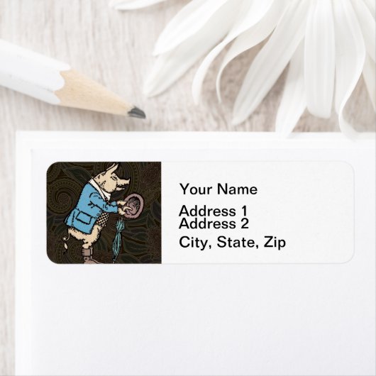 Varkensjas Piggy Schattige Formal Antiek Etiket (Insitu)