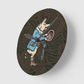 Varkensjas Piggy Schattige Formal Antiek Ronde Klok (Hoek)