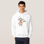 Varkenskaas met voedsel hoodie (Voorkant volledig)